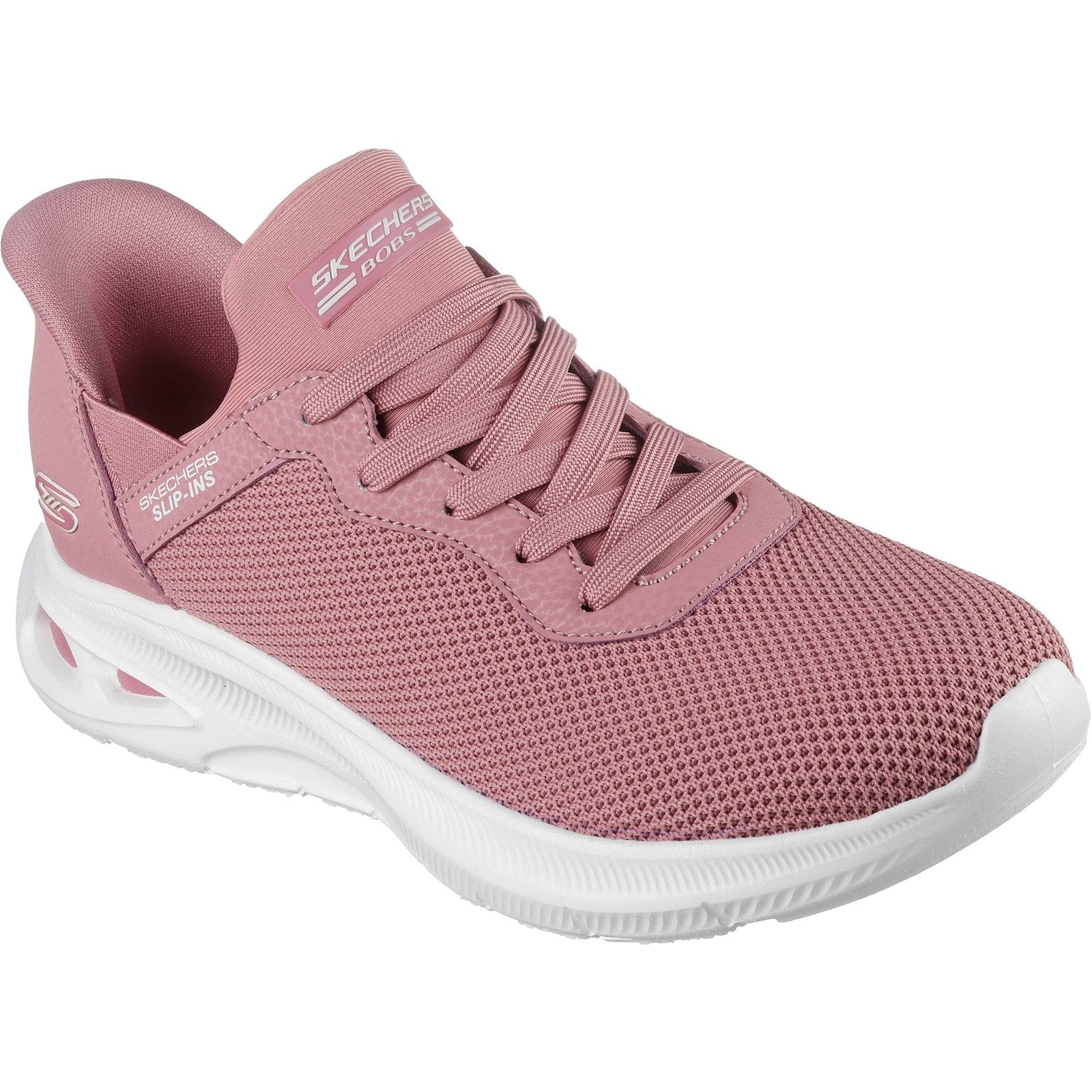 Skechers Womens BOBS Sport Unity 117509-BLSH Blush Lace Up Shoe