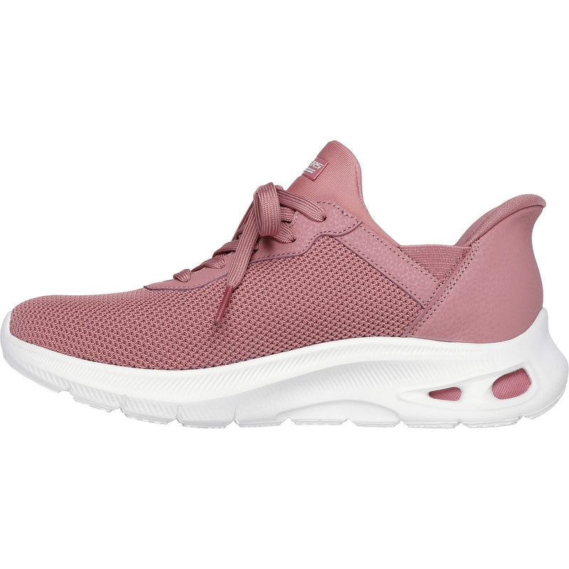 Skechers Womens BOBS Sport Unity 117509-BLSH Blush Lace Up Shoe