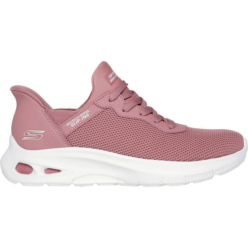 Skechers Womens BOBS Sport Unity 117509-BLSH Blush Lace Up Shoe