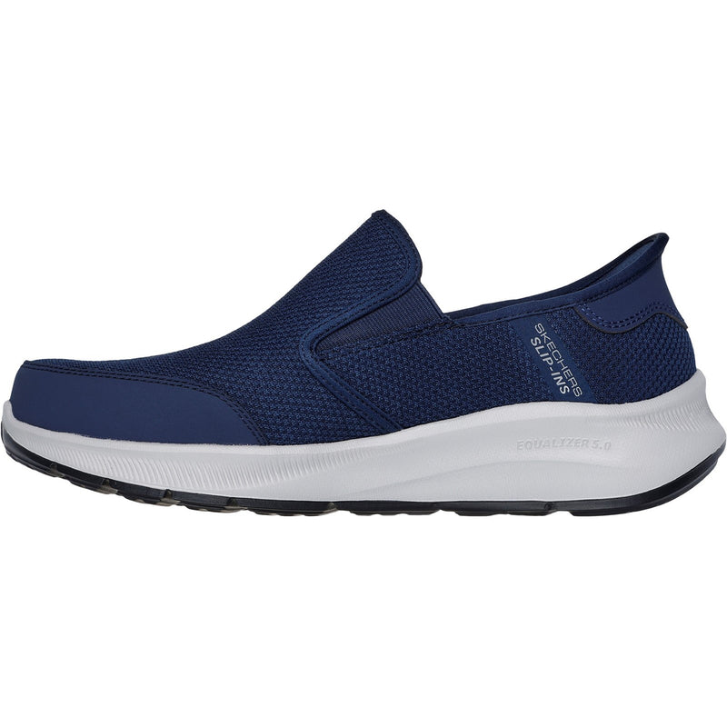 Skechers Mens Equalizer 5.0 Drayze 232926-NVY Navy Slip On Shoe