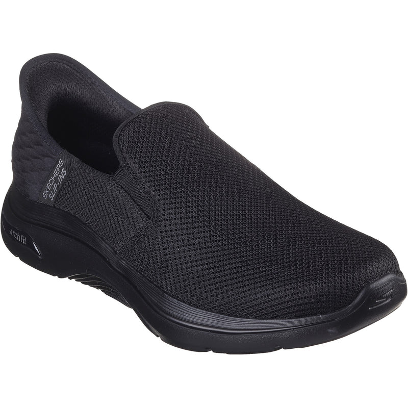 Skechers Mens GO WALK Arch Fit 2.0 216600WW-BBK Black Trainers