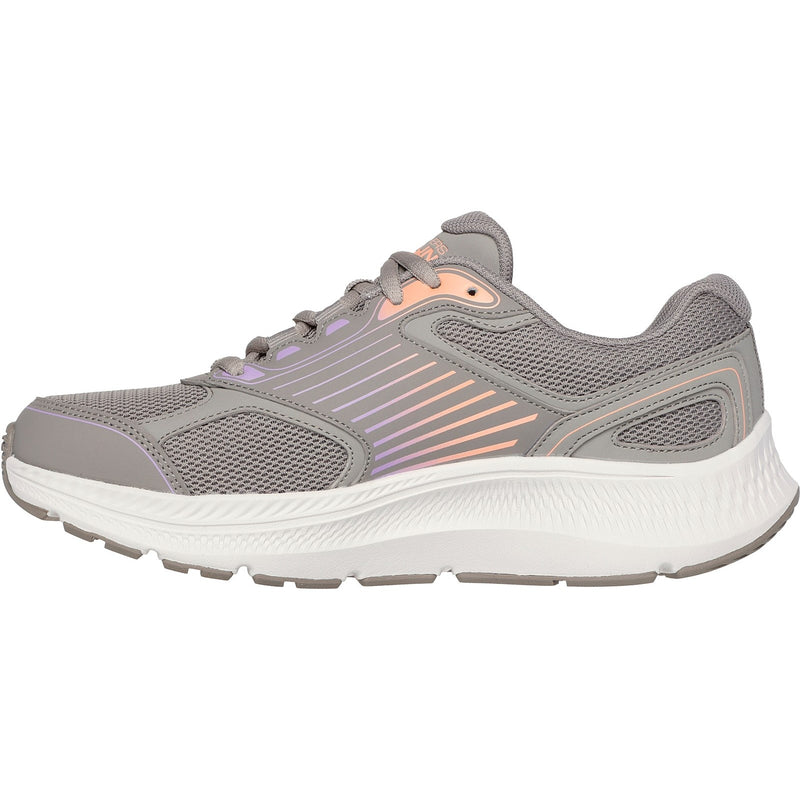 Skechers Womens GO RUN Consistent 2.0 Advantage 128606-TPMT Taupe/Multi Lace Up Shoe