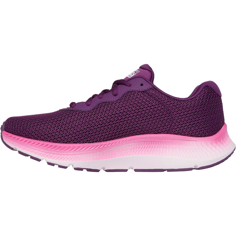 Skechers Womens Go Run Consistent 2.0 Fast Pace 128621-PLUM Plum Lace Up Shoe