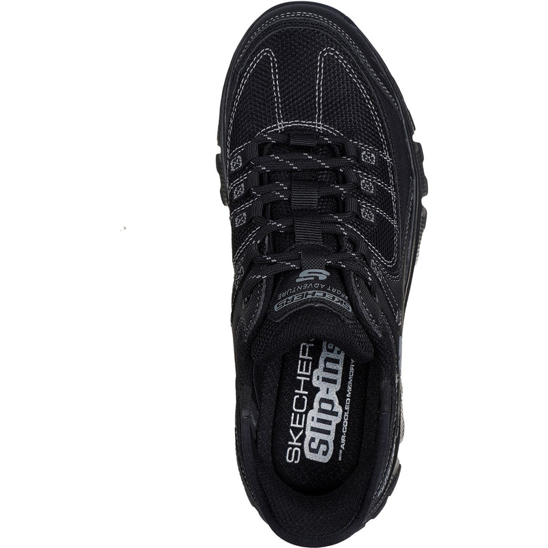 Skechers Womens Summits AT 180147-BBK Black Lace Up Shoe