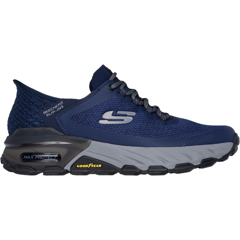 Skechers Mens Max Protect Assembly 237309-NVY Navy Lace Up Shoe