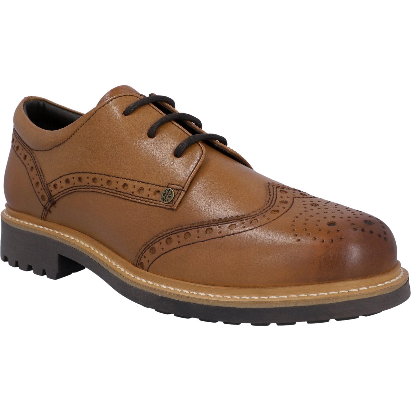 HFRMGB0040515-TAN Cawdor Brogue Gibson Male Tan