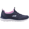 Skechers Womens Summits New Nature 150120-NVPK Navy/Pink Slip On Shoe