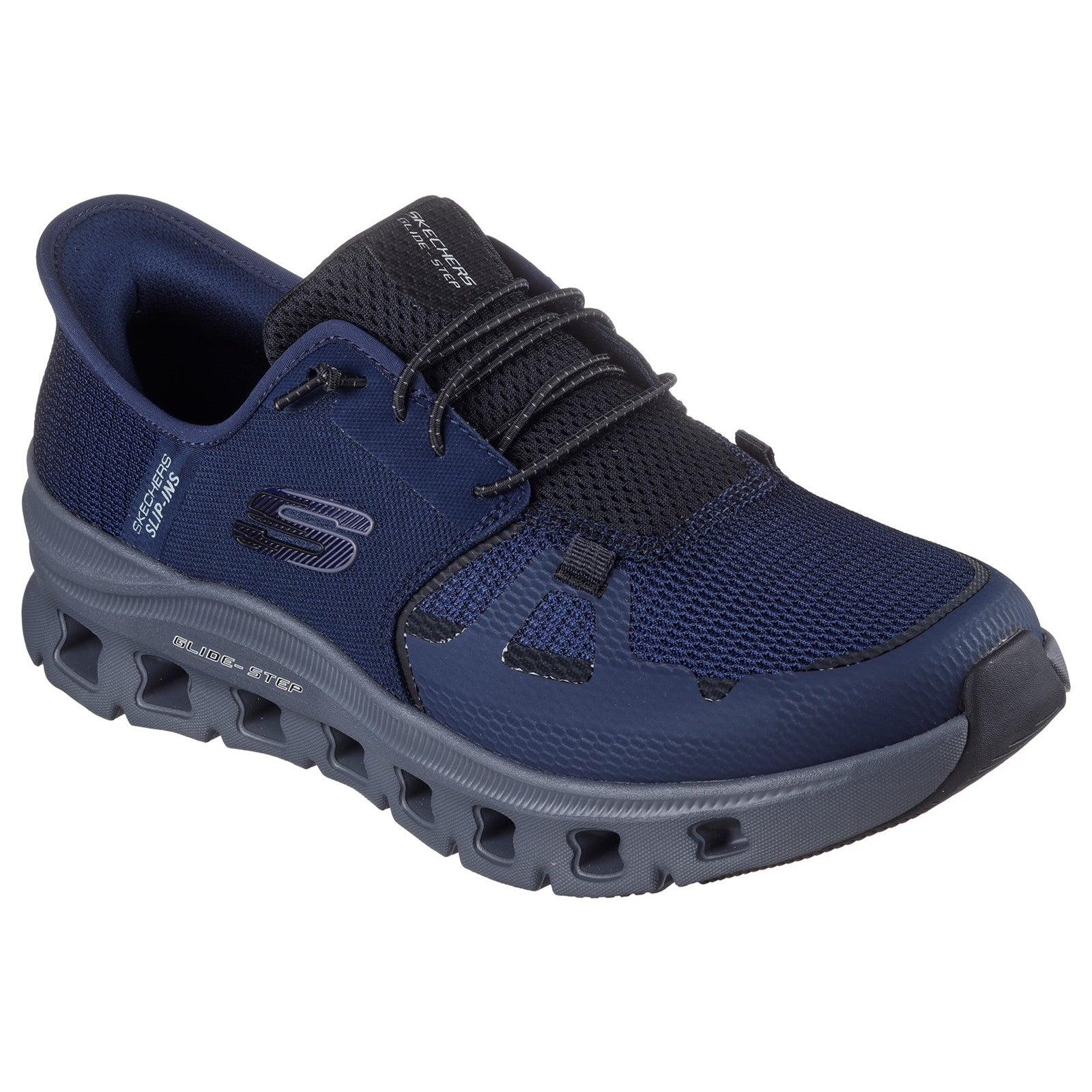 Skechers Mens Glide-Step Pro 232930-NVCC Navy/Charcoal Lace Up Shoe