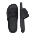 Juicy Couture Breanna Embossed Womens Black Slides