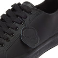 Kickers Black Leather Tovni Lacer Trainers