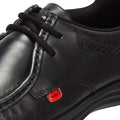 Kickers Reasan Lace Mens Black Leather Shoes