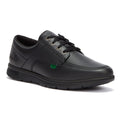 Kickers Kelland Lace Lo Black Leather Shoes