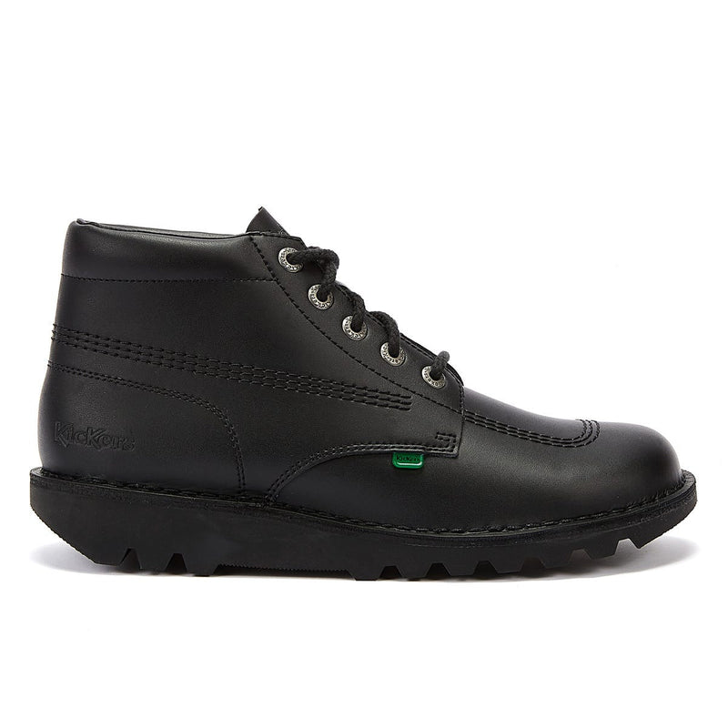 Kickers Kick Hi Mens Black Leather Ankle Boots