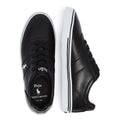 Ralph Lauren Hanford Mens Pure Black Leather Trainers