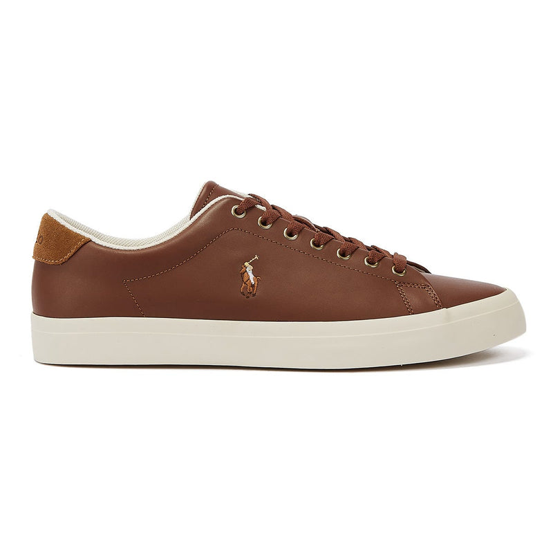 Ralph Lauren Longwood Leather Mens Tan Trainers