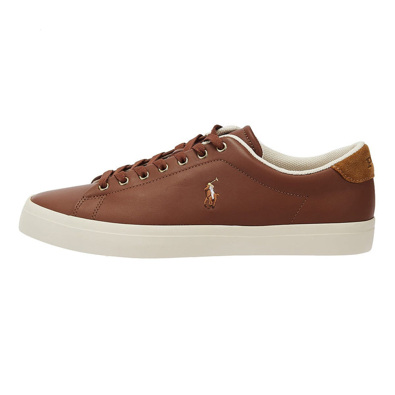 Ralph Lauren Longwood Leather Mens Tan Trainers