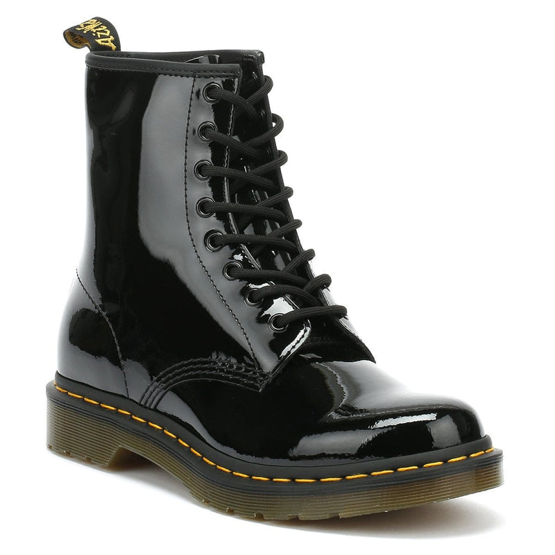 Dr. Martens 1460 Patent Lamper Womens Black Boots