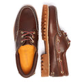 Timberland Mens Brown Traditional 3 Eye Classic Boat Shoes