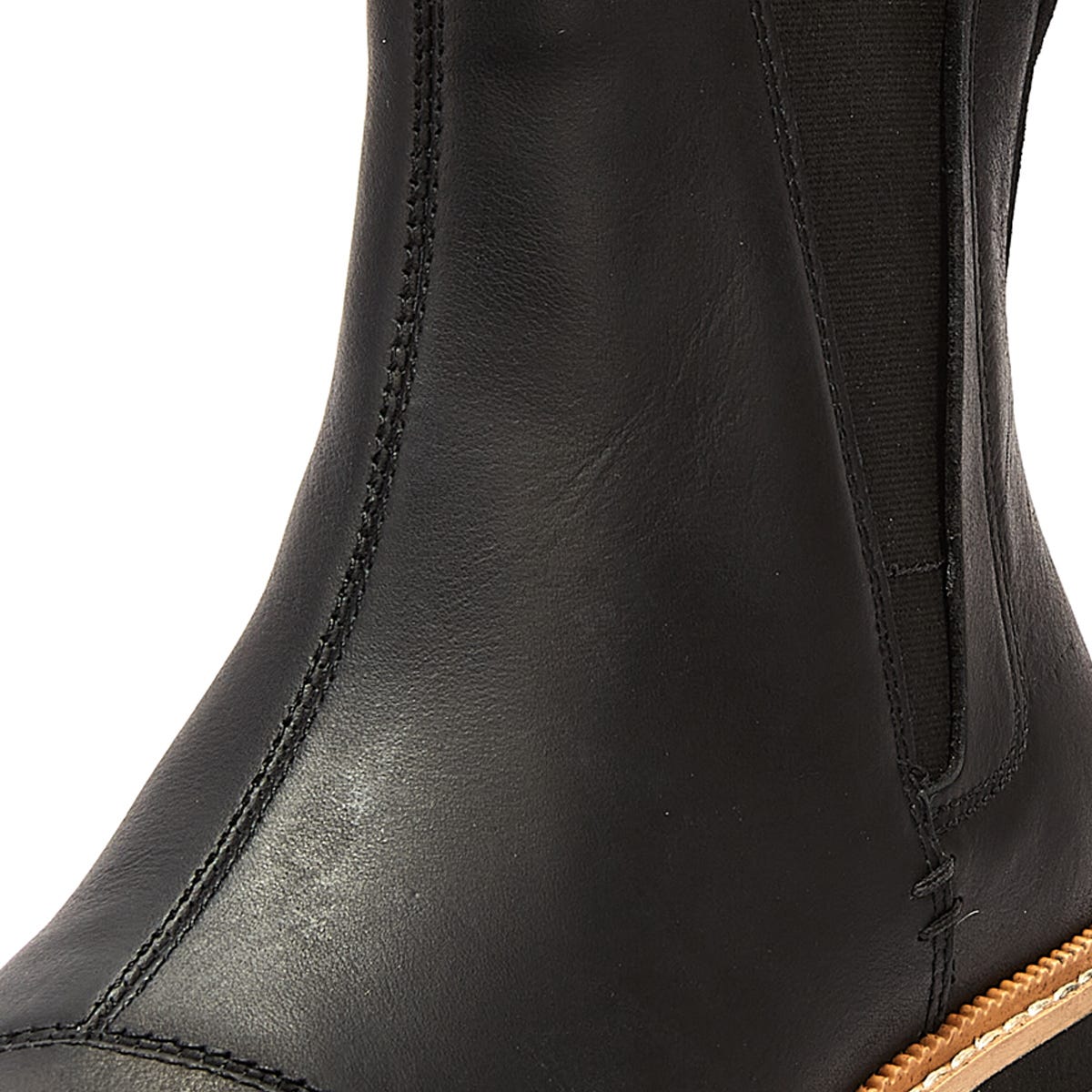 Toms black leather on sale boots