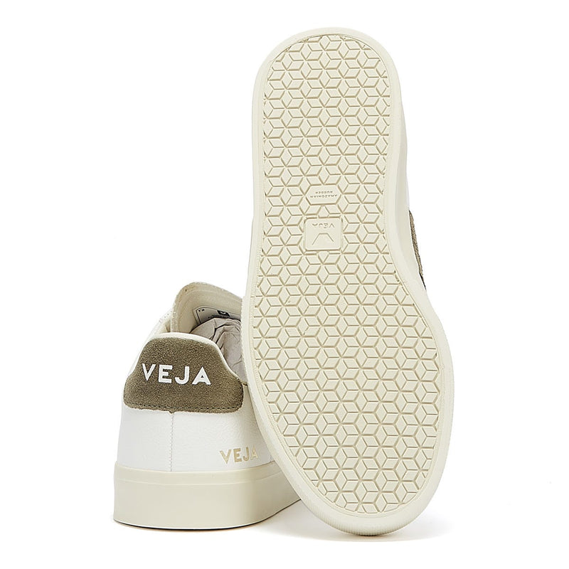 Veja Campo Mens Extra White / Khaki Trainers – Tower-London.EU