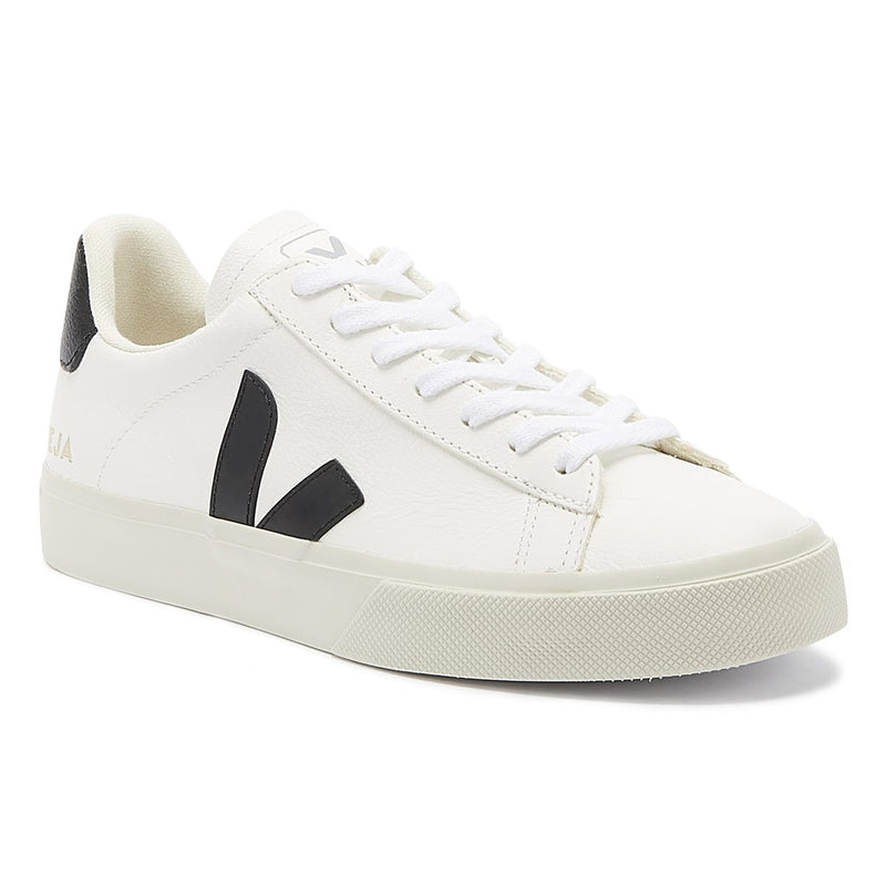 Veja Campo Womens White / Black Trainers