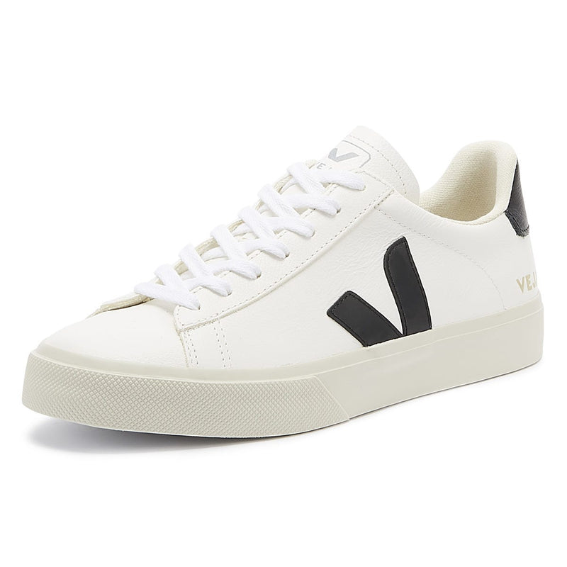 Veja Campo Womens White / Black Trainers