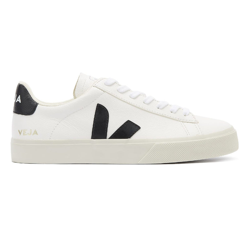 Veja Campo Womens White / Black Trainers