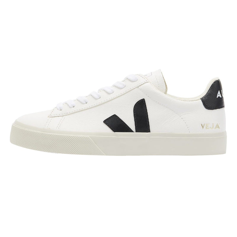 Veja Campo Mens White / Black Trainers